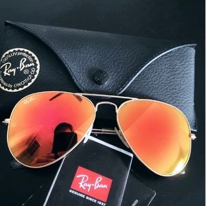 Ray-Ban RB3025 Aviator flash lenses framecolorGold